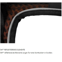 Non-stop dogwear Rock Brustgeschirr Hundegeschirr leicht und atmungsaktiv M