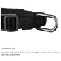 Non-stop dogwear Roam Halsband gepolstert und verstellbar in schwarz M   40-45 cm