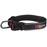 Non-stop dogwear Roam Halsband gepolstert und verstellbar in lila violett L     45-50 cm