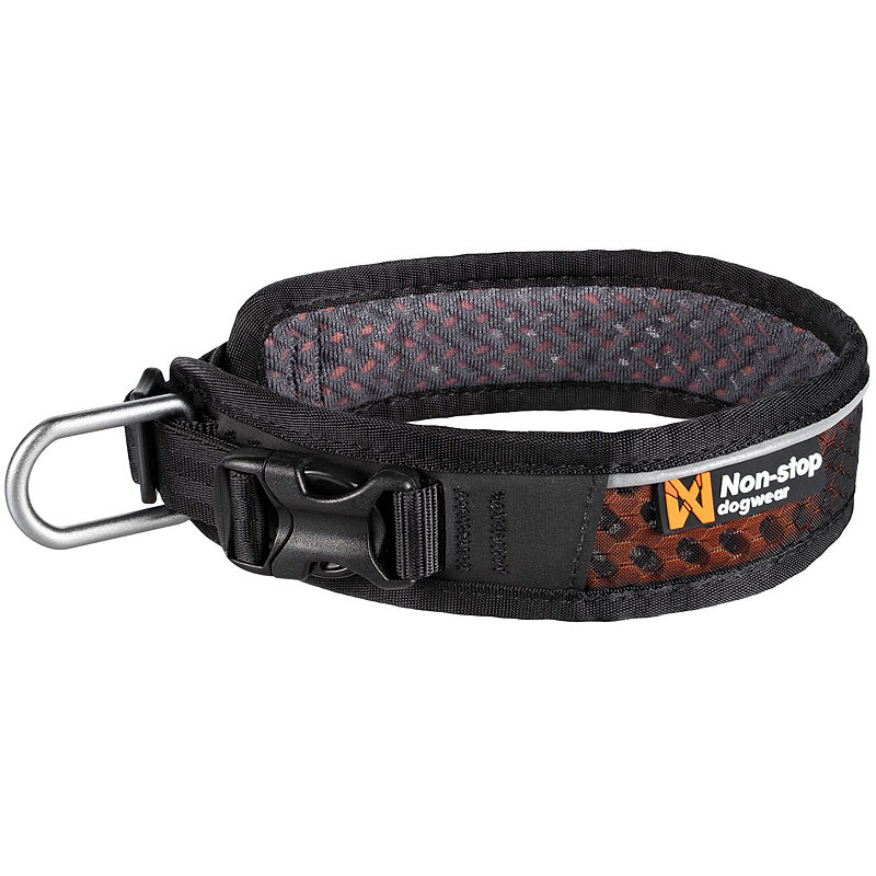 Non-stop dogwear Rock Halsband leicht atmungsaktiv gepolstert M    38-45 cm