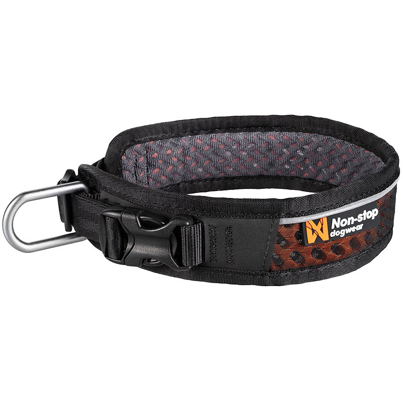 Non-stop dogwear Rock Halsband leicht atmungsaktiv gepolstert XL  55-65 cm