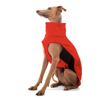 Sofadogwear Hachico Home gemütlicher Fleecepullover in rot L2