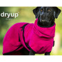 DryUp Trocken Cape Hundebademantel in pink XS  48cm Rückenlänge
