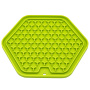 Schleckmatte Leckmatte Ladi Mat hexagon in grün