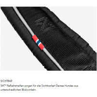 Non-stop dogwear Line 5.0 Brustgeschirr Hundegeschirr in schwarz 3  Brust 39-62 cm