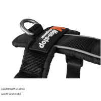 Non-stop dogwear Line 5.0 Brustgeschirr Hundegeschirr in schwarz 9  Brust 70-112 cm