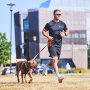 Non-stop dogwear Move Leash robuste Hundeleine in 5 Farben schwarz 1.5m - 10mm breit