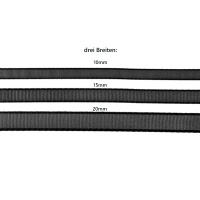 Non-stop dogwear Move Leash robuste Hundeleine in 5 Farben schwarz 1.5m - 15mm breit