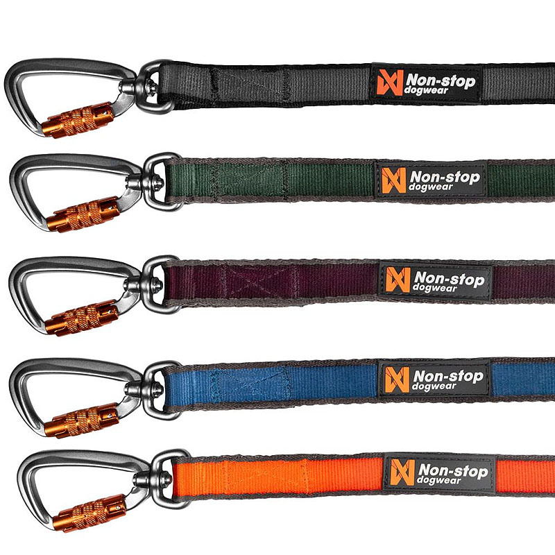Non-stop dogwear Move Leash robuste Hundeleine in 5 Farben grün 1.5m - 10mm breit