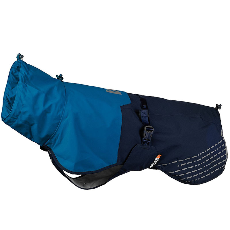 Non-stop Dogwear toller Regenmantel FJORD blau Größe 55