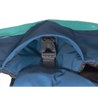 Ruffwear Vert Hundemantel in aurora teal XXS  -  33-43cm Brust