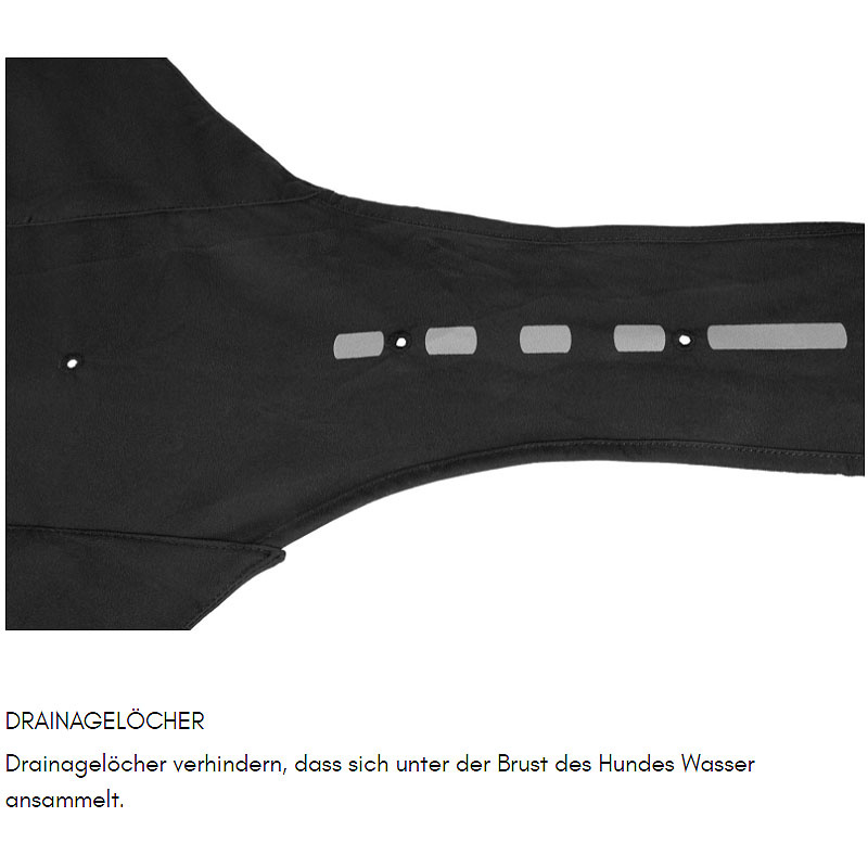 Non-stop Dogwear toller Regenmantel FJORD orange schwarz Größe 40