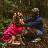 Ruffwear Sun Shower Regenmantel Hibiscus Pink XXS 33-43cm Brust