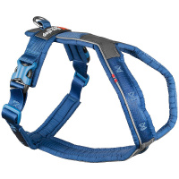 Non-stop dogwear Line 5.0 Brustgeschirr Hundegeschirr in blau 5  Brust 52-78 cm