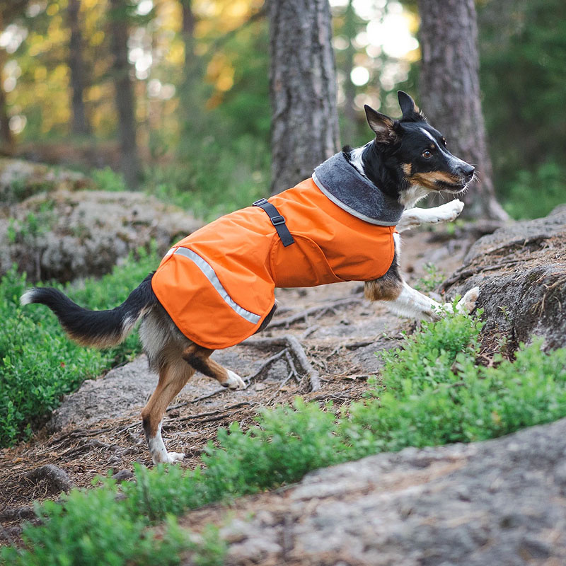 Pomppa Kevyt gefütterter Regenmantel KevytPomppa in orange