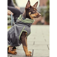 Hurtta Razzle Dazzle Pullover  Wendejacke Grau-grün 50
