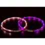 Karlie Visio light LED Leuchthalsband Schlauchhalsband ZEBRA in rot weiss 