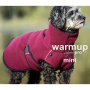WarmUp Cape PRO Mantel MINI für kleine Hunde in bordeaux rot