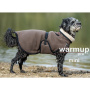 WarmUp Cape PRO Mantel MINI für kleine Hunde in mocca braun
