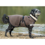 WarmUp Cape PRO Mantel MINI für kleine Hunde in mocca braun 45cm Rückenlänge