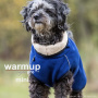 WarmUp Cape PRO Mantel MINI für kleine Hunde in blau dark blue 45cm Rückenlänge