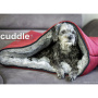 ActionFactory Cuddle Up ein Hundebett mit 3 Funktionen in burgund