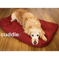 ActionFactory Cuddle Up ein Hundebett mit 3 Funktionen in burgund M 84 x 54cm