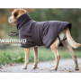 WarmUp Cape Classic Mantel für mittelgroße Hunde in braun XXL  77cm Rückenkänge