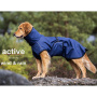 Active Cape wind & rain MINI Regenmantel für kleine Hunde in dunkel blau 30 cm Rückenlänge