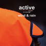 Active Cape wind & rain MINI Regenmantel für kleine Hunde in orange