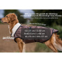 Active Cape light Mantel Übergangsmantel für mittelgroße Hunde in braun
