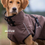 Active Cape light Mantel Übergangsmantel für mittelgroße Hunde in braun XXL  77cm Rückenkänge