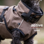 Active Cape light mini Mantel Übergangsmantel für kleine Hunde in braun