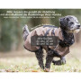 Active Cape light mini Mantel Übergangsmantel für kleine Hunde in braun 30cm Rückenlänge