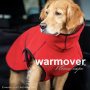Warmover Cape Pullover für mitelgroße Hunde in rot XL     73cm Rückenlänge
