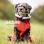 Active Cape light mini Mantel Übergangsmantel für kleine Hunde in rot 30cm Rückenlänge