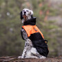 Non-stop Dogwear Regenmantel Beta Pro Raincoat in orange - schwarz Größe 24 | 19-22 cm