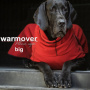 Warmover Cape BIG Pullover für große Hunde in rot 84cm Rückenlänge