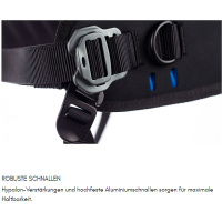 Non-stop dogwear Ferd Belt Gurt Bauchgurt zum Wandern blau S  70-85 cm