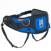 Non-stop dogwear Ferd Belt Gurt Bauchgurt zum Wandern blau M  85-95 cm