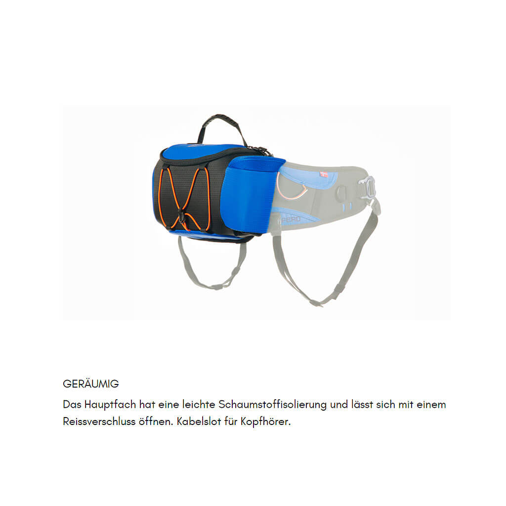 Non-stop dogwear Wandern Gurt Bauchgurt lila violett 2.0