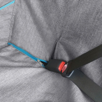 KURGO Heather halbe Abdeckung für die Rückbank...