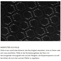 Non-stop Dogwear Glacier Wool Jacket 2.0 Wintermantel Größe 45 | 42-48 cm grau oliv
