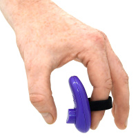 Clicker Klicker Fingerklicker Hundetraining in schwarz