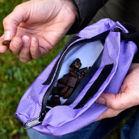 Procyon Futterdummy mit Reißverschluss und Kordel Beige