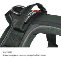 Non-stop dogwear Ramble Brustgeschirr Hundegeschirr in orange schwarz S