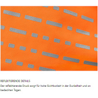 Non-stop Dogwear Wintermantel Glacier Jacket 2.0 in orange schwarz Größe 33