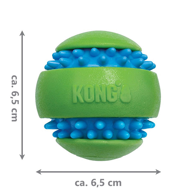 KONG Squeezz Goomz Ball zur Zahnreinigung XL - ca. 9,0 cm