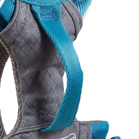 Kurgo Journey Air Brustgeschirr Hundegeschirr in blau XL | Brust 71-112cm | Hals 61-89cm