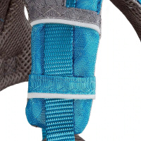 Kurgo Journey Air Brustgeschirr Hundegeschirr in blau XL | Brust 71-112cm | Hals 61-89cm